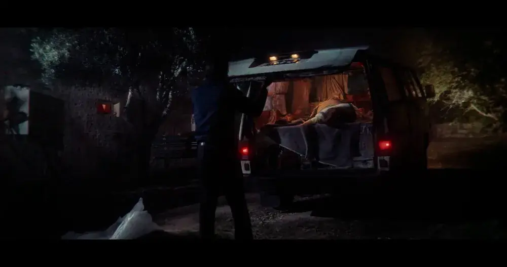 Still from the Business music video by Flowers 15