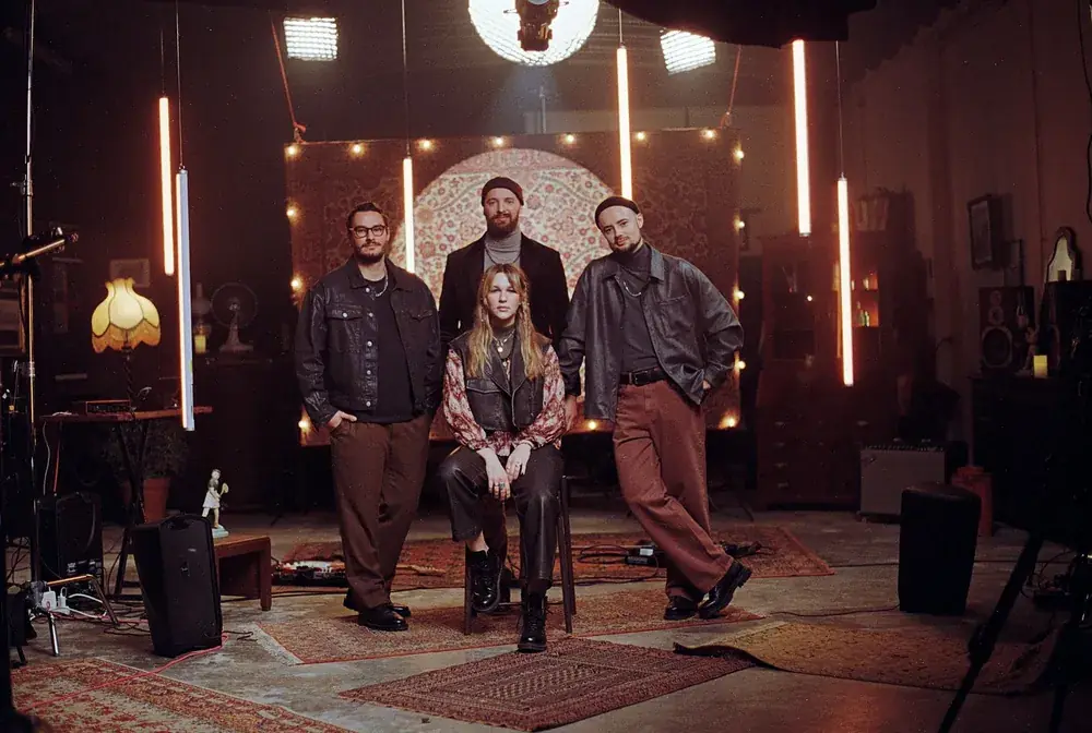Sonya Shats and band on the Lisbon Sessions set