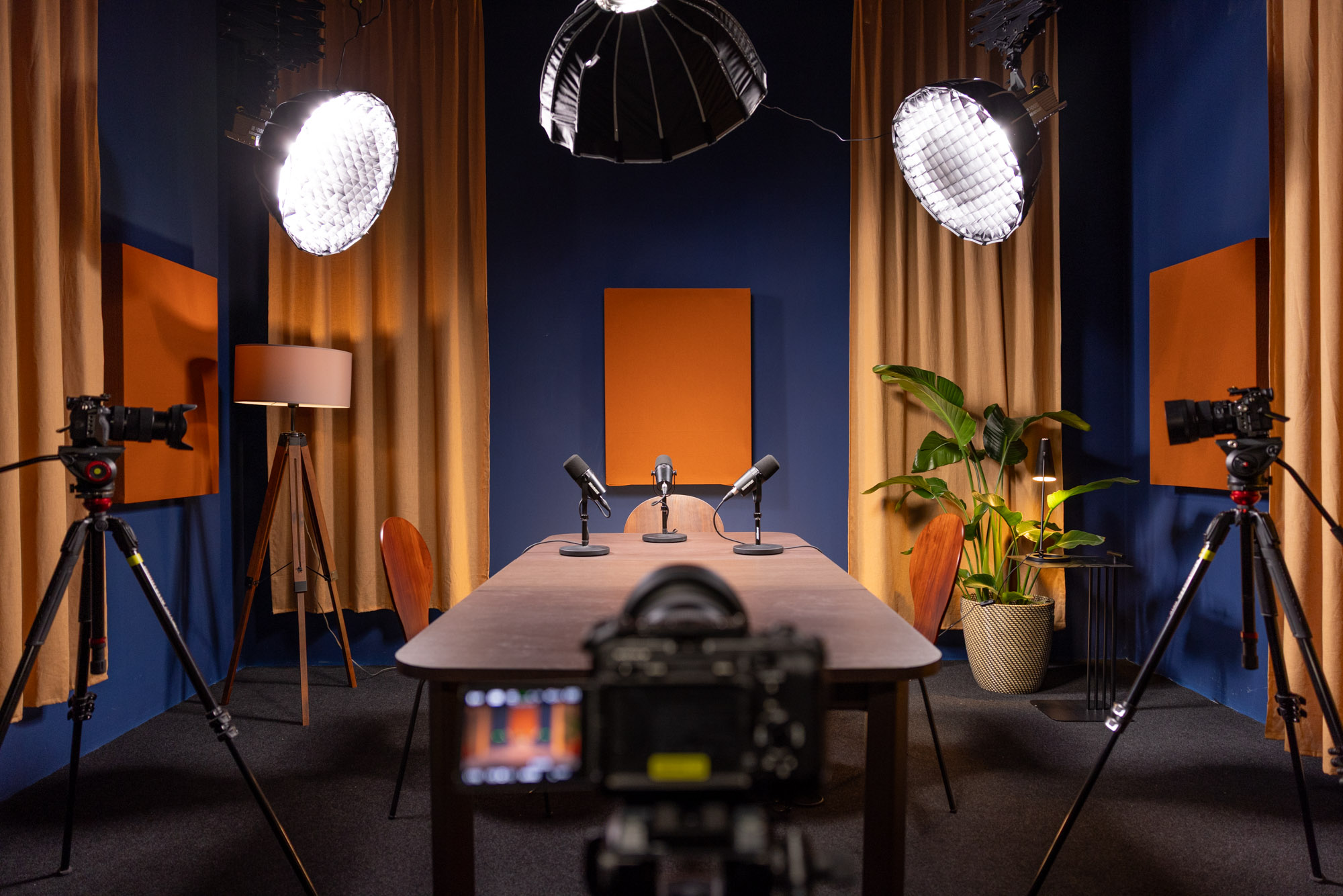 Estúdio podcast em Lisboa — set 01