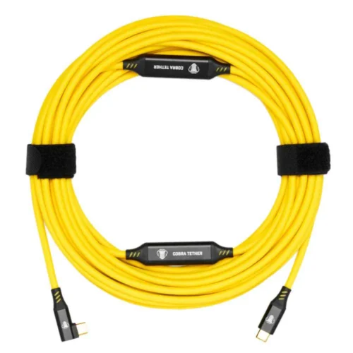 Tether Cable USB-C 90º  –  10M