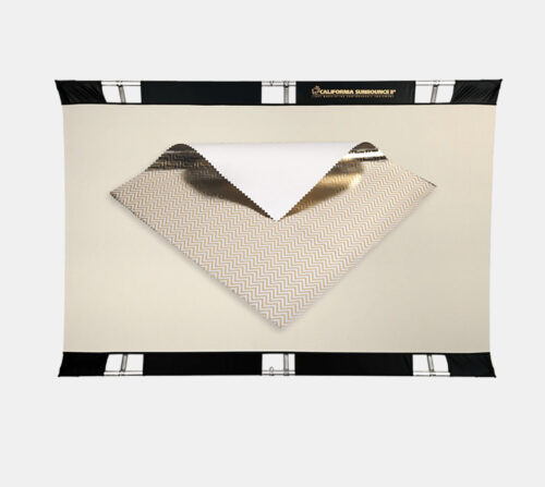 Sun-Bouncer Big Zebra/White big 180x245cm / 6x8'