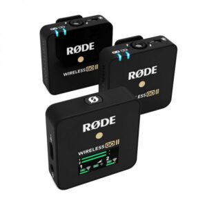 Rode Wireless Pro 2 wireless microphone system, ideal for interviews, vlogs, filmmaking, and professional audio recording.