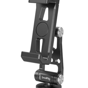 The SmallRig Phone Holder is a sturdy and adjustable metal mount that provides stability and precision for smartphone video and photography.