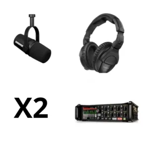 Kit de Podcast | Dois Microfones