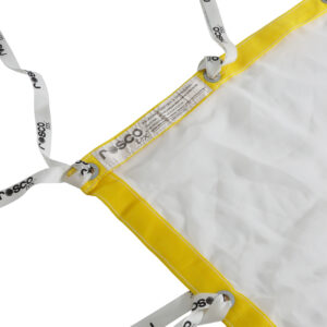 Textile Quarter Artificial Silk White 8x8