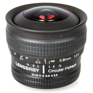 Lensbaby 5.8mm f/3.5 Circular Fisheye Lens Sony E Mount