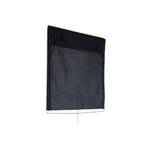 Collapsible Floppy Solid Black flag - 48x48" (120 x 120 cm)